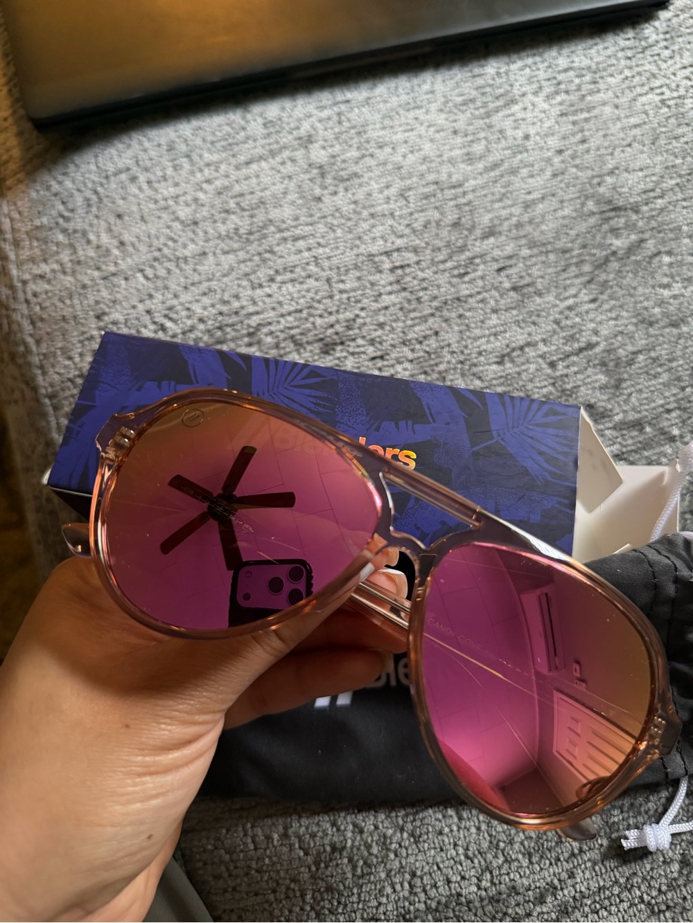 Pink Aviator Sunglasses Blenders